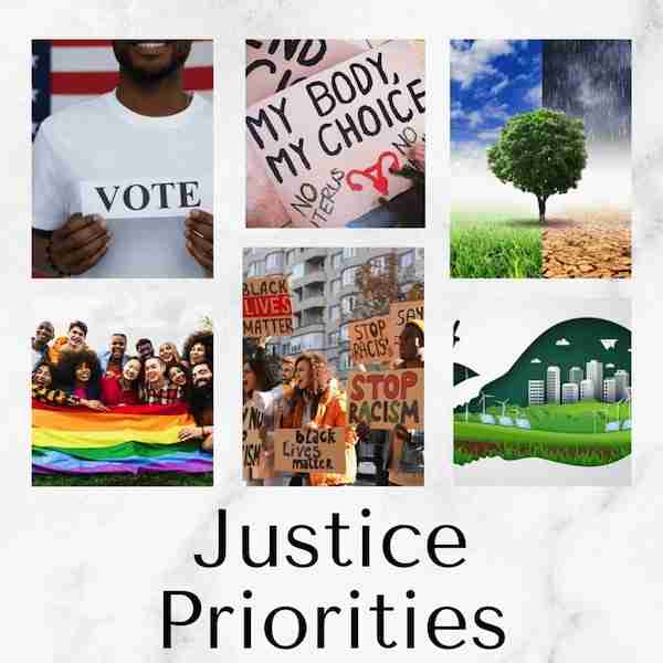 Our Justice Priorities- The Results!